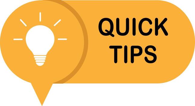 quick tips